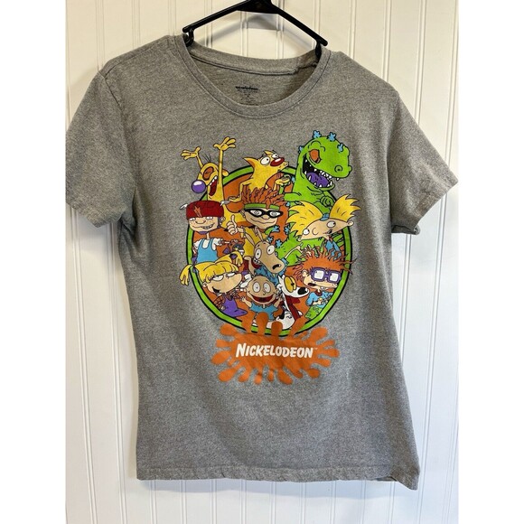 Nickelodeon Rugrats Graphic Adult T Shirt Size Medium Gray Short‎ Sleeve - Picture 2 of 8